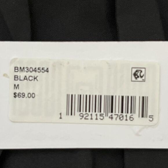 Steve Madden Shannon Chiffon Smocked‎ Blouse Long Sleeve Black Womens Size M NWT - Picture 11 of 12